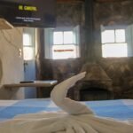 Acomodações casal Pousada Arco-Íris em São Thomé das Letras