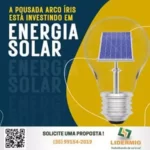Pousada Arco-Íris está investindo em ENERGIA SOLAR